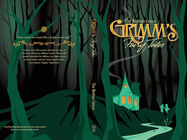 Grimm's Fairy Tales Book Cover Design