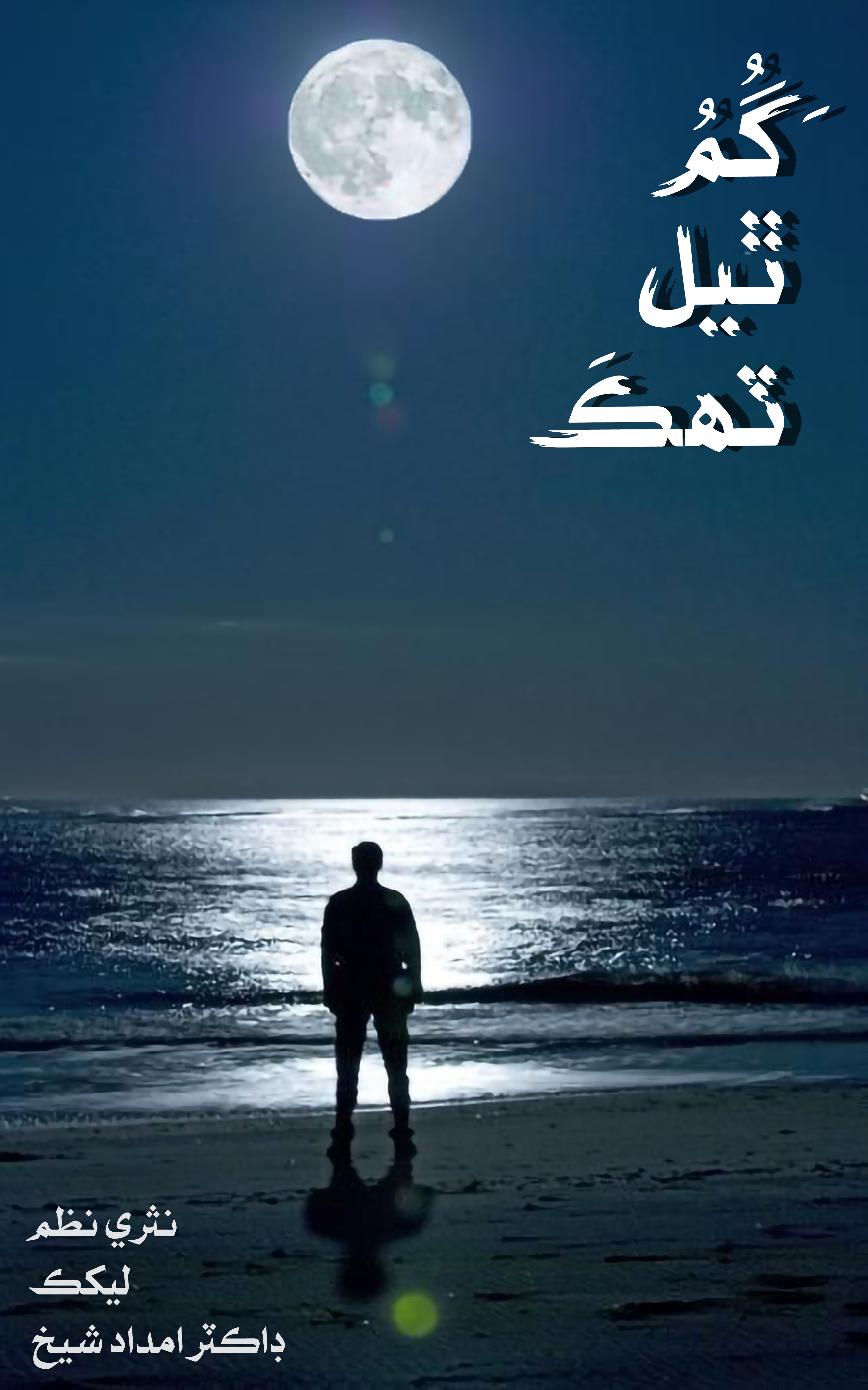 Sindhi Typography Book Cover Design