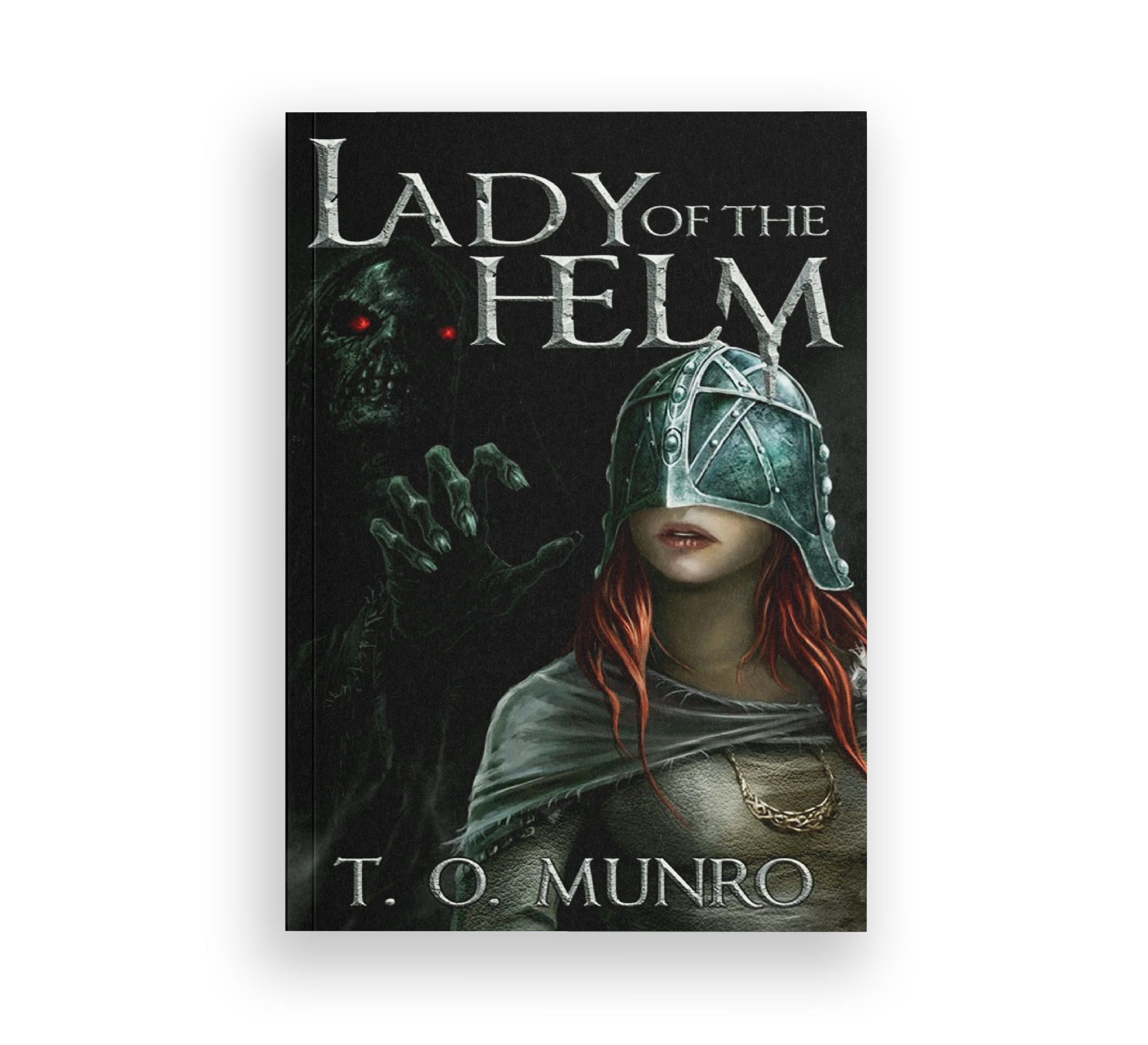 The Monster Is Already Behind Her — Book Cover Design
