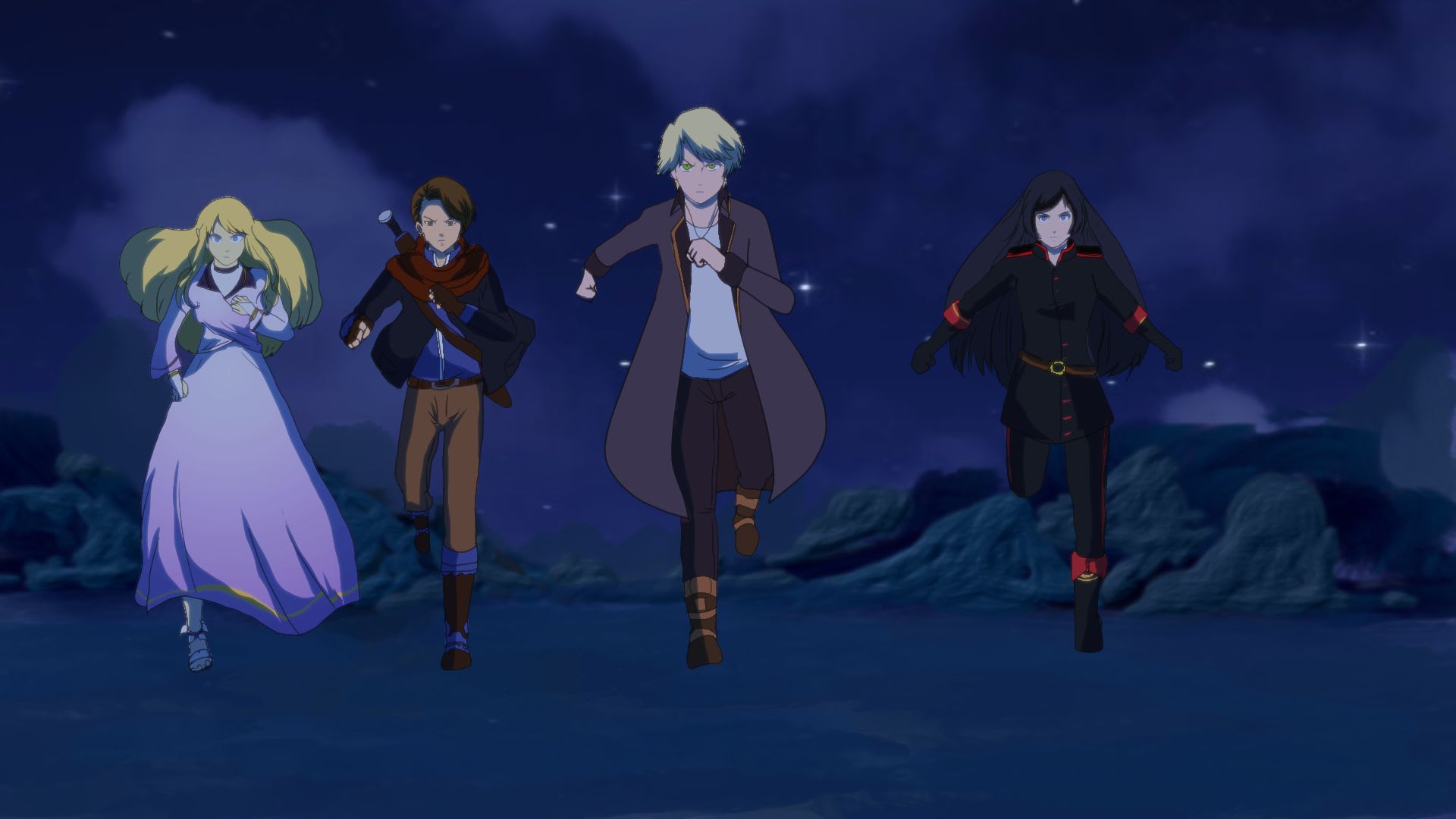 Fantasy Character Group Illustration