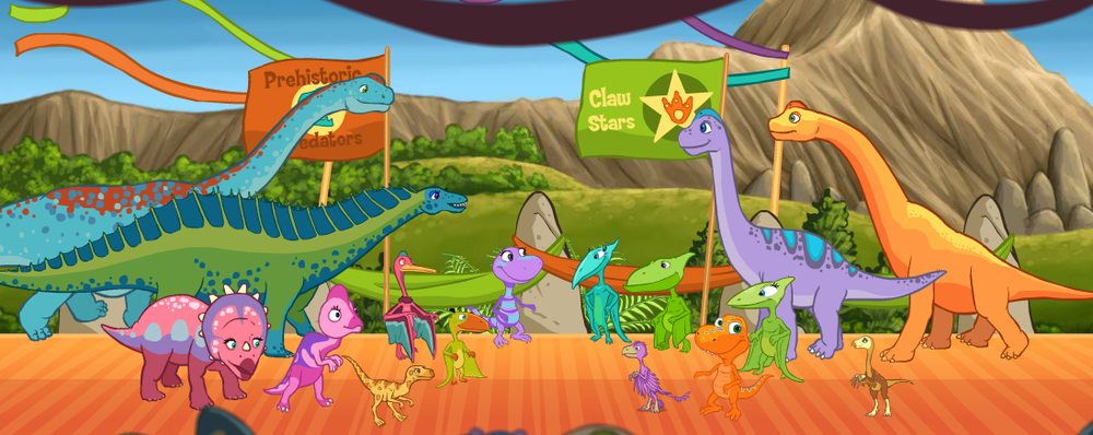 Dinosaur World Children's Illustration